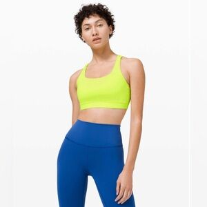 Lululemon Energy Bra in Highlight Yellow